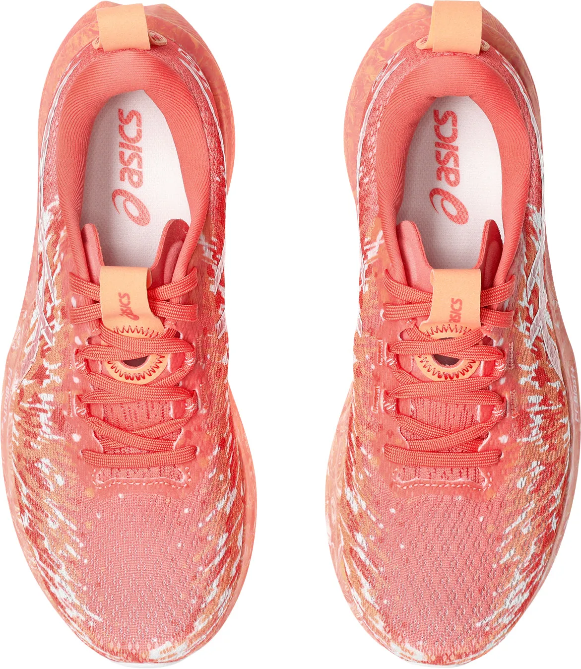 running in solid colors Asics Noosa Tri 16 Womens Running Shoes - Orange