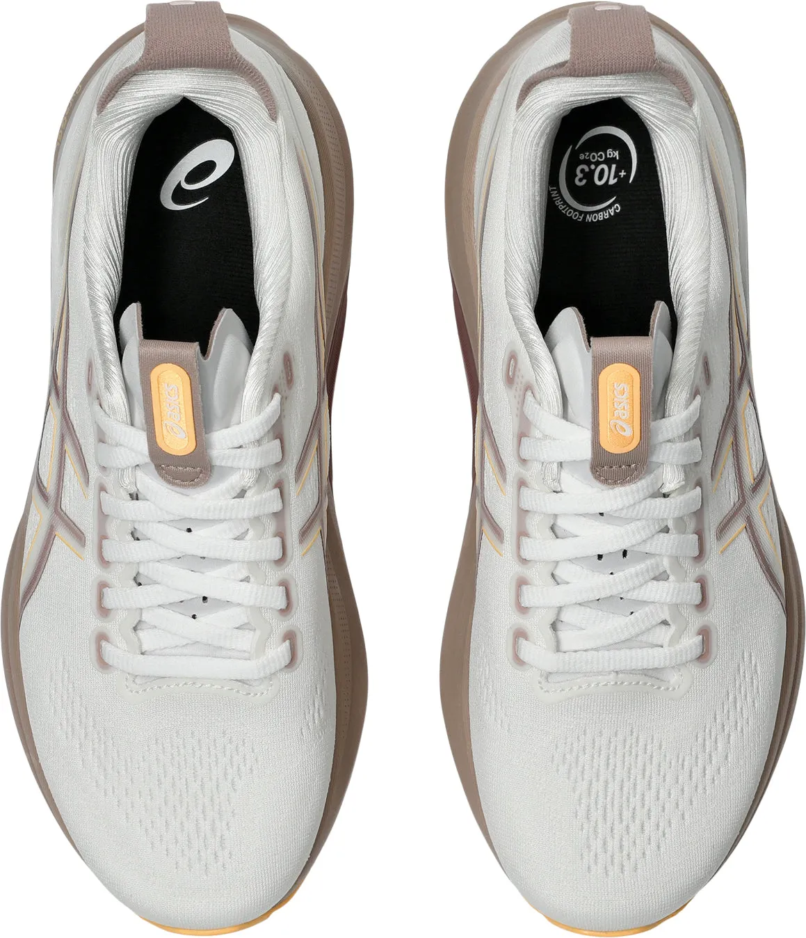 Asics Gel Kayano 32 Womens Running Shoes - White High Rebound Efficiency