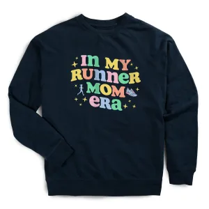 Running Raglan Crew Neck Sweatshirt - In My Runner Mom Era Myth Soul