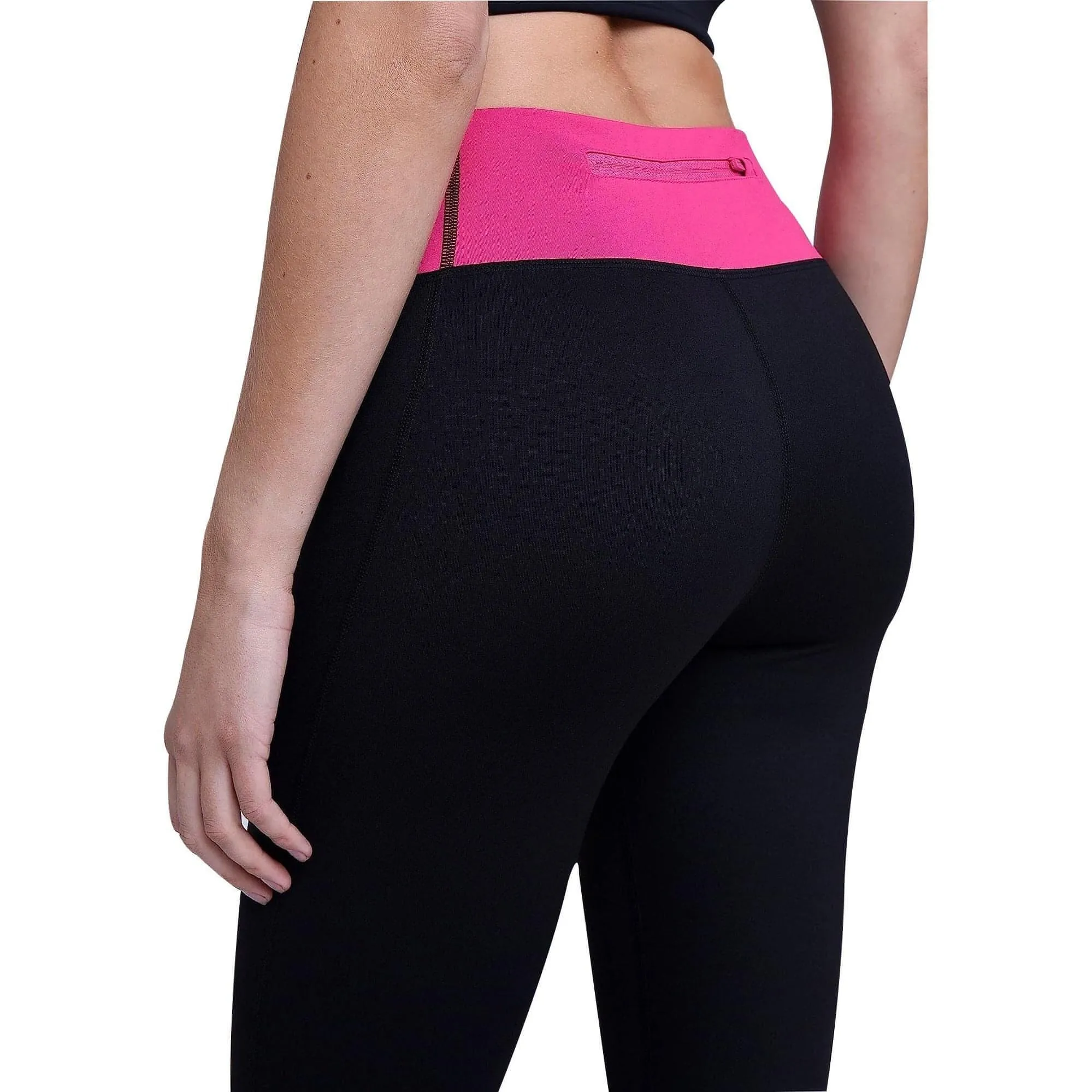TCA Pro Performance Supreme High Waist Womens Long Running Tights - Black Active Lifestyle Studio Practice