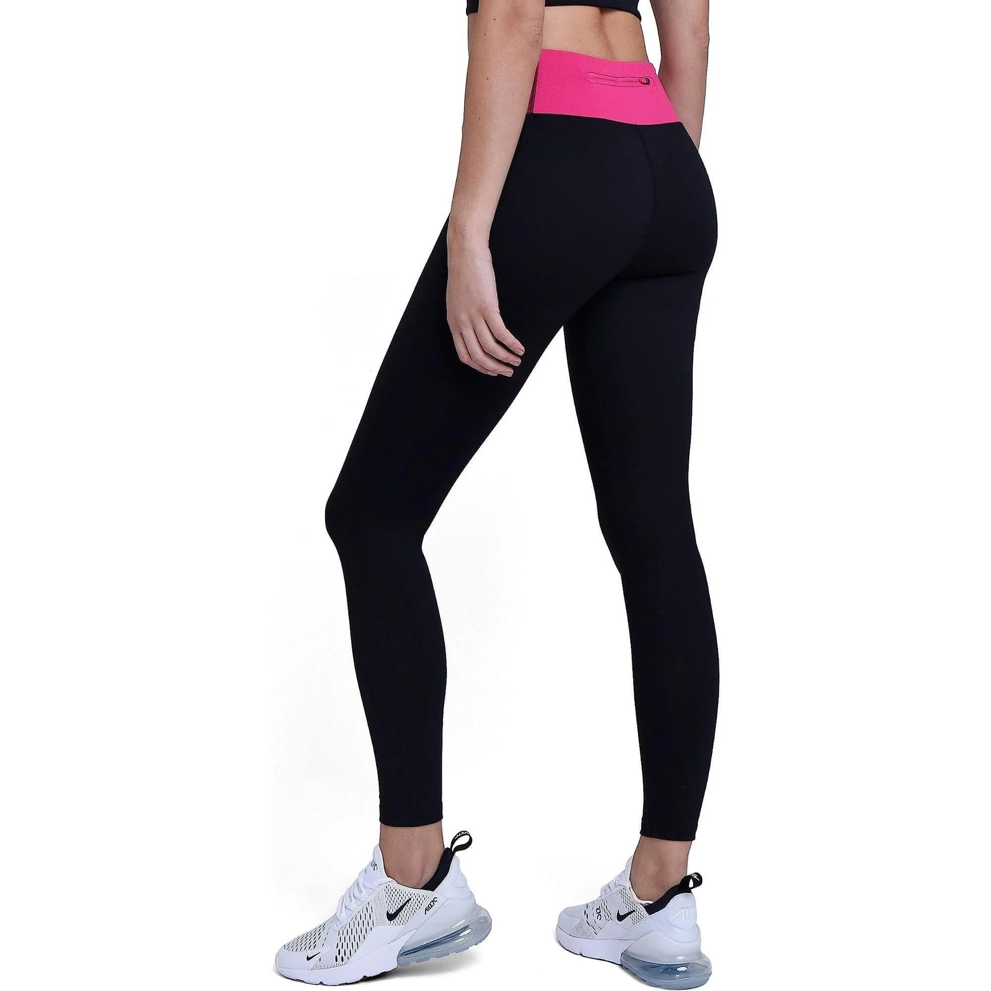 TCA Pro Performance Supreme High Waist Womens Long Running Tights - Black Casual Wearer Loose Fit Fit For All Day