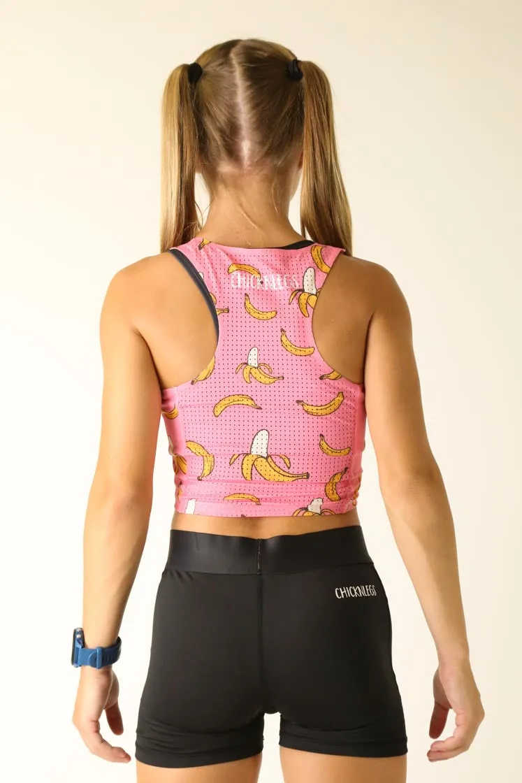 Pink Bananas PWR Crop Top Agile