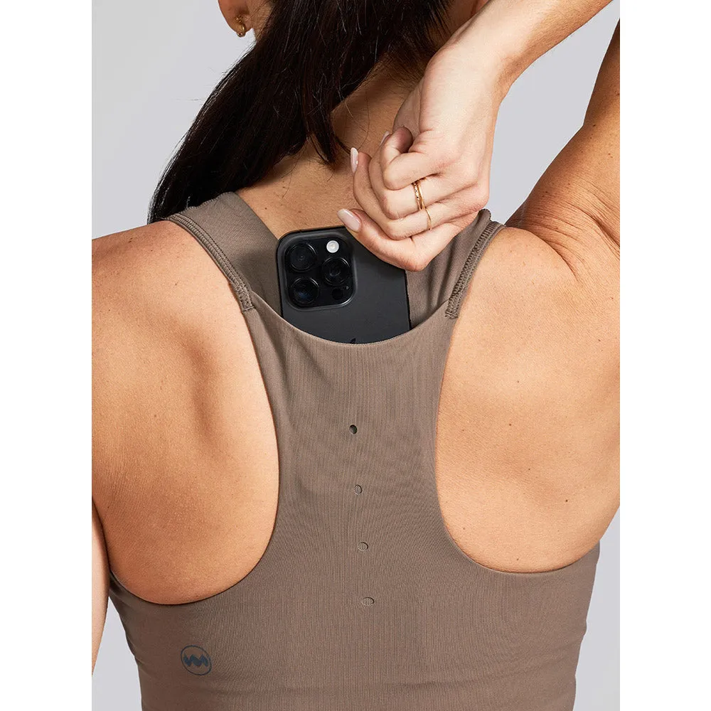 Breathable mesh adults' Women's Long Bra - Falcon