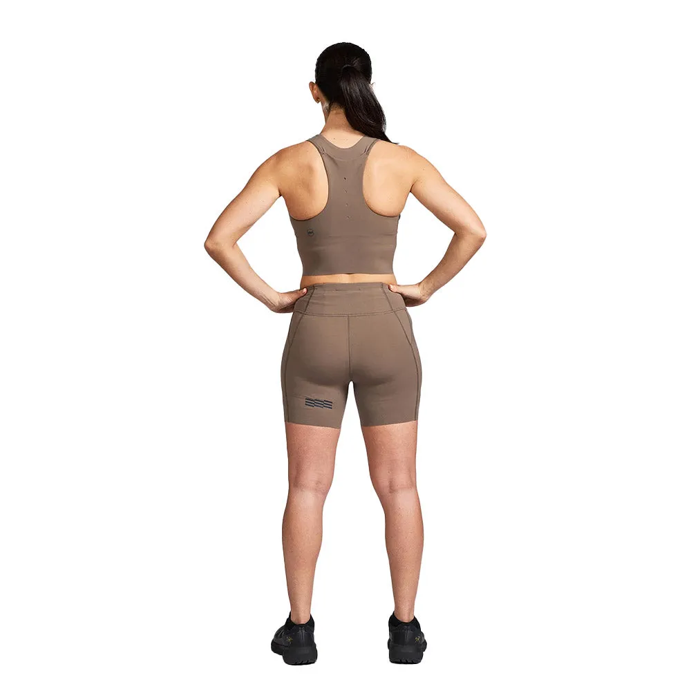 Anti Bacterial Fabric Crossback Women's Long Bra - Falcon