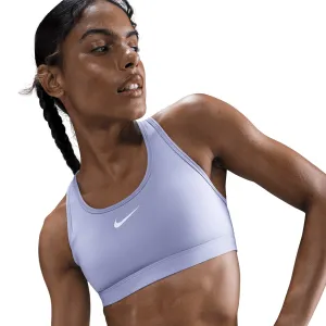 Women's Swoosh Medium-Support Sports Bra Lilac Ice / White All-Day Band