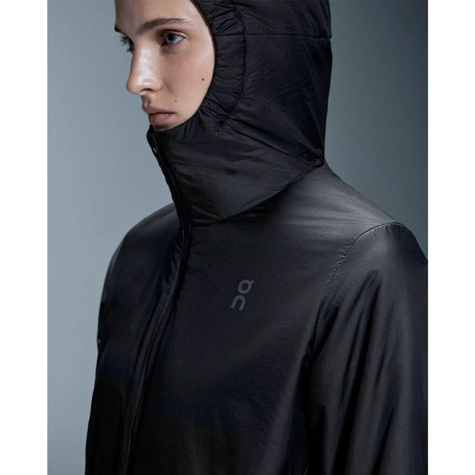 Sporty Style Stretchable Women's Trek Jacket Insulated Black