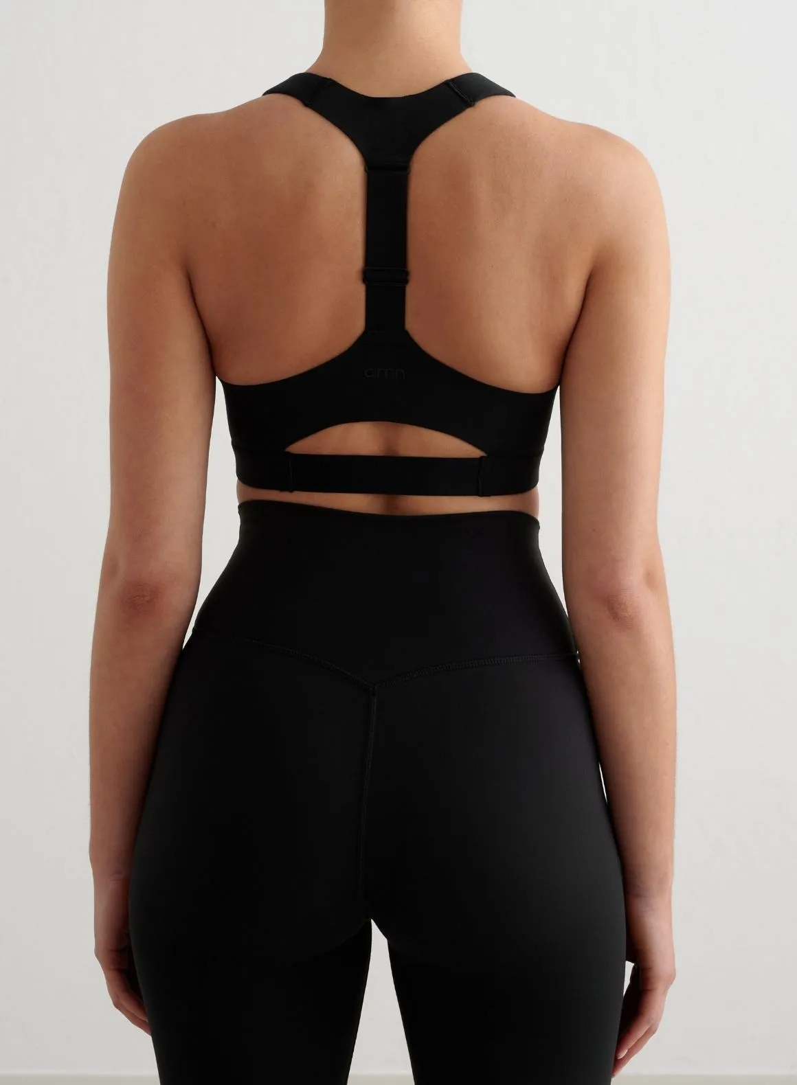 Multi Directional Support Durable Design Black Sense High Support Bra