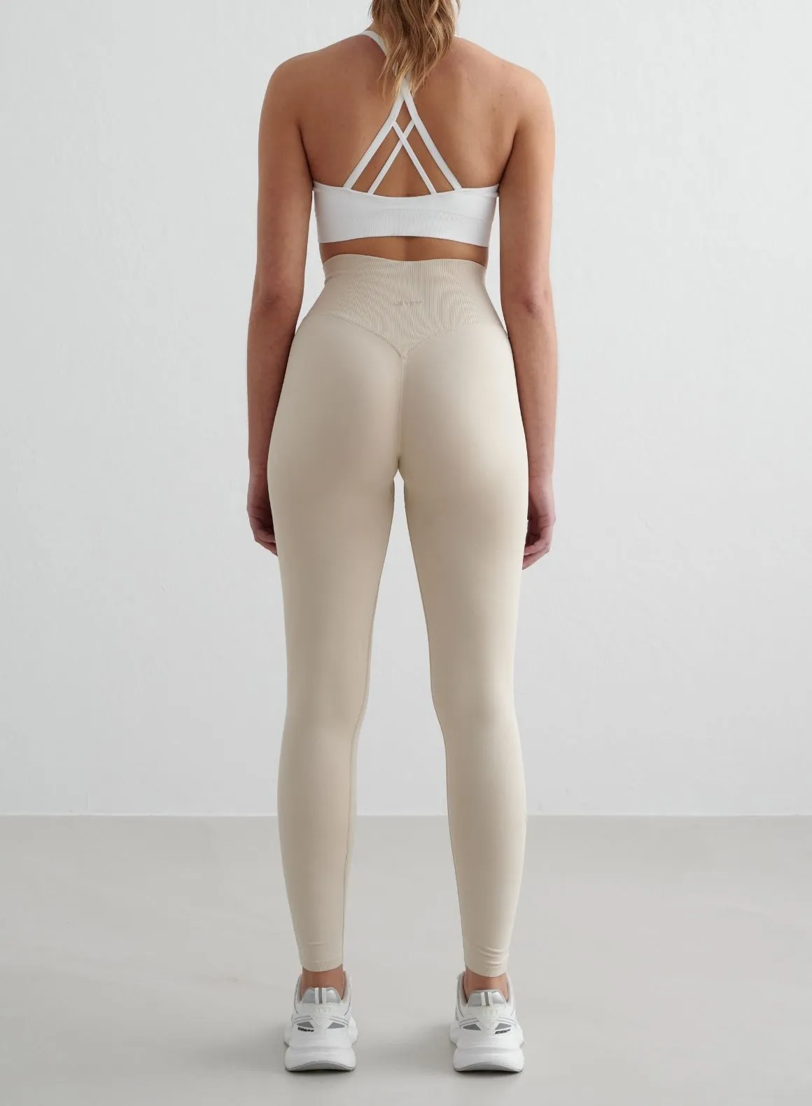 racerback White Shape Seamless Cross Back Bra