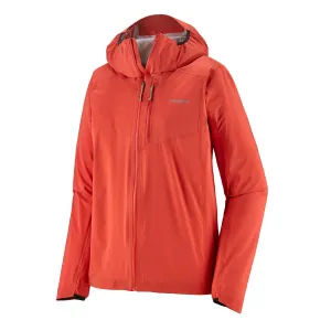 Patagonia Women's Storm Racer Jacket Pimento Red Double Stitched Construction