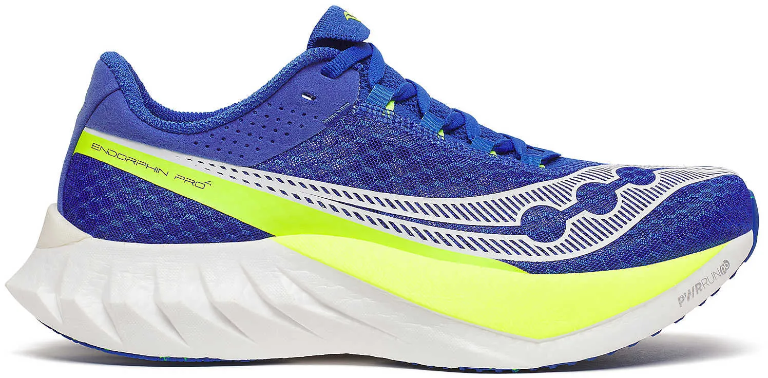 toe spring Thermo Regulating Lining Saucony Endorphin Pro 4 Mens Running Shoes - Blue