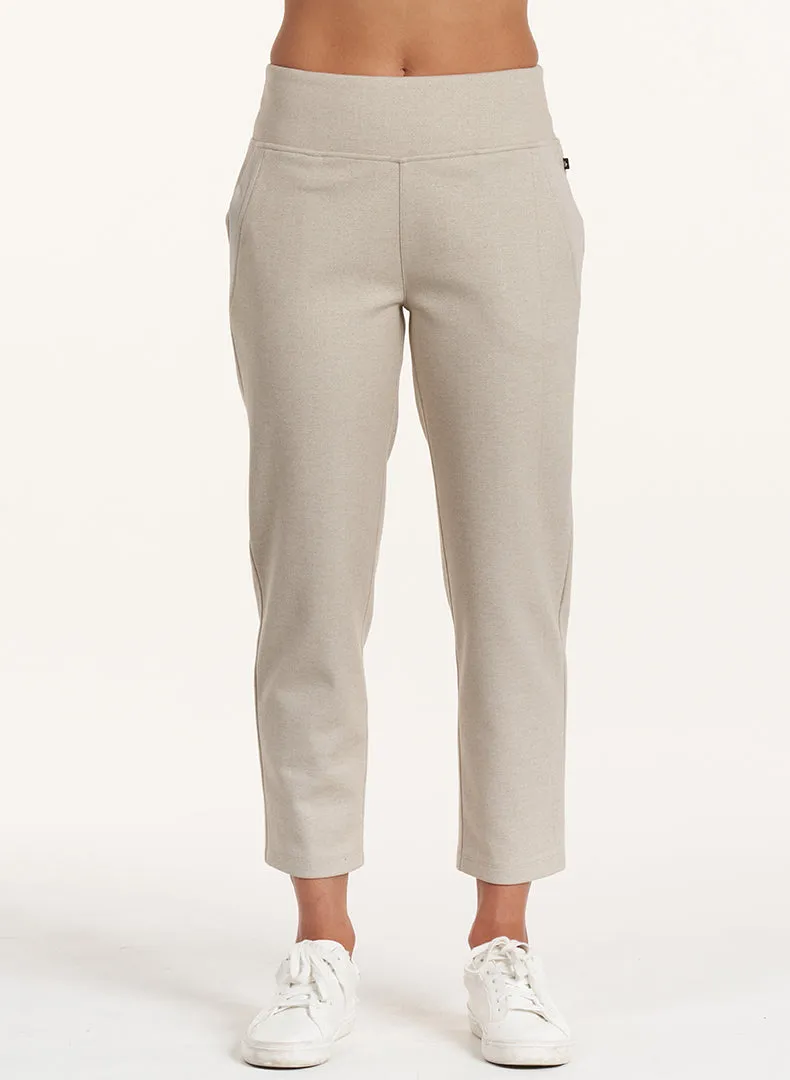 Lightweight Feel Quinn Rib Trim Trouser - FINAL SALE