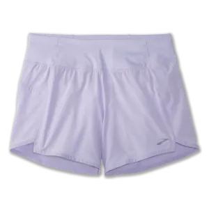 Stay Cool Fit Stretchable Waist Fun Fits Women's Brooks Chaser 5" Short
