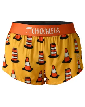Women's Traffic Cones 1.5" Split Shorts Hot Weather