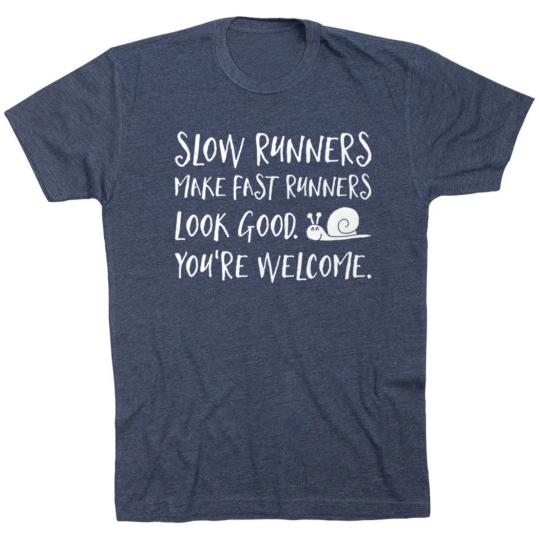 Antibacterial Treatment Running Short Sleeve T-Shirt - Slow Runners