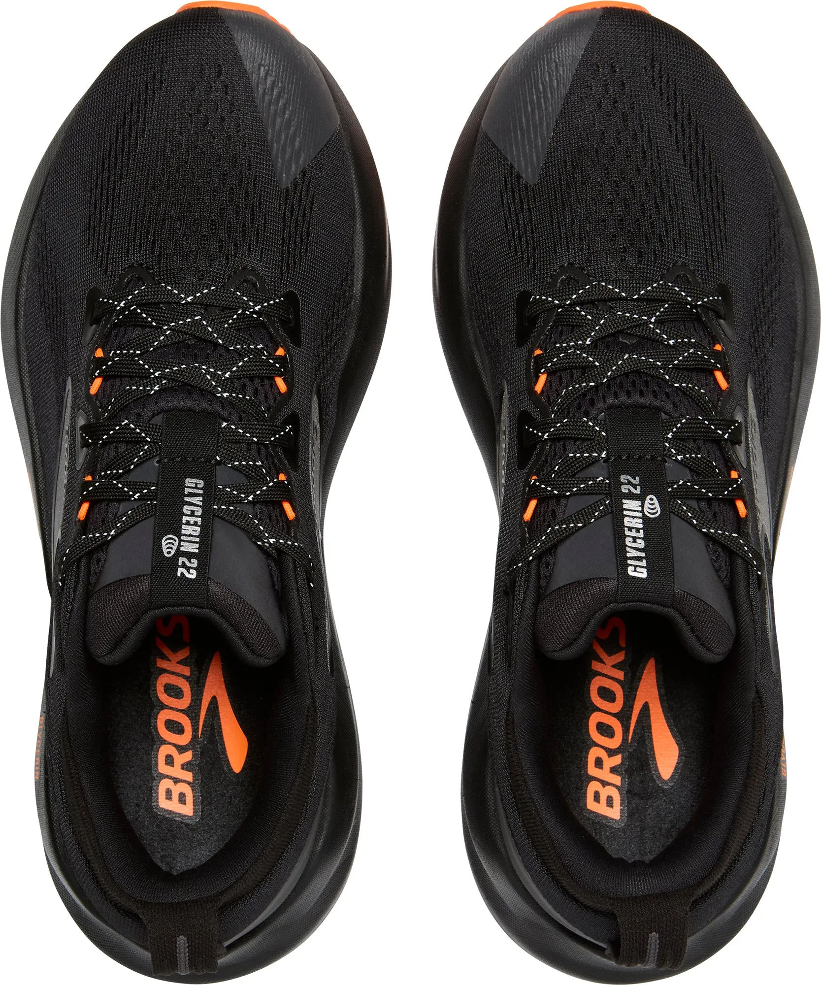 Brooks Glycerin 22 Mens Running Shoes - Black OrthoticInsole
