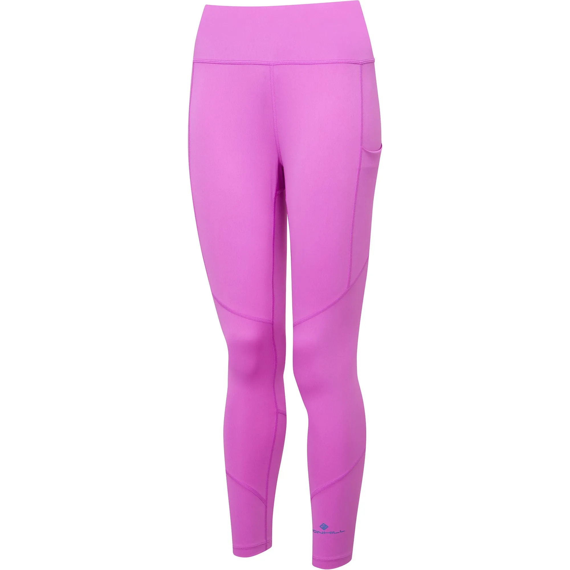 Tall Fit Double Layer Ronhill Tech Womens Long Running Tights - Purple