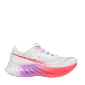 Ultimate Comfort trail shoes Saucony Women's Endorphin Pro 4 Running Shoes in White/Crocus AW25
