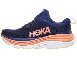 Hoka | Gaviota 5 | Women's | Evening Sky/Coral LightweightFabric