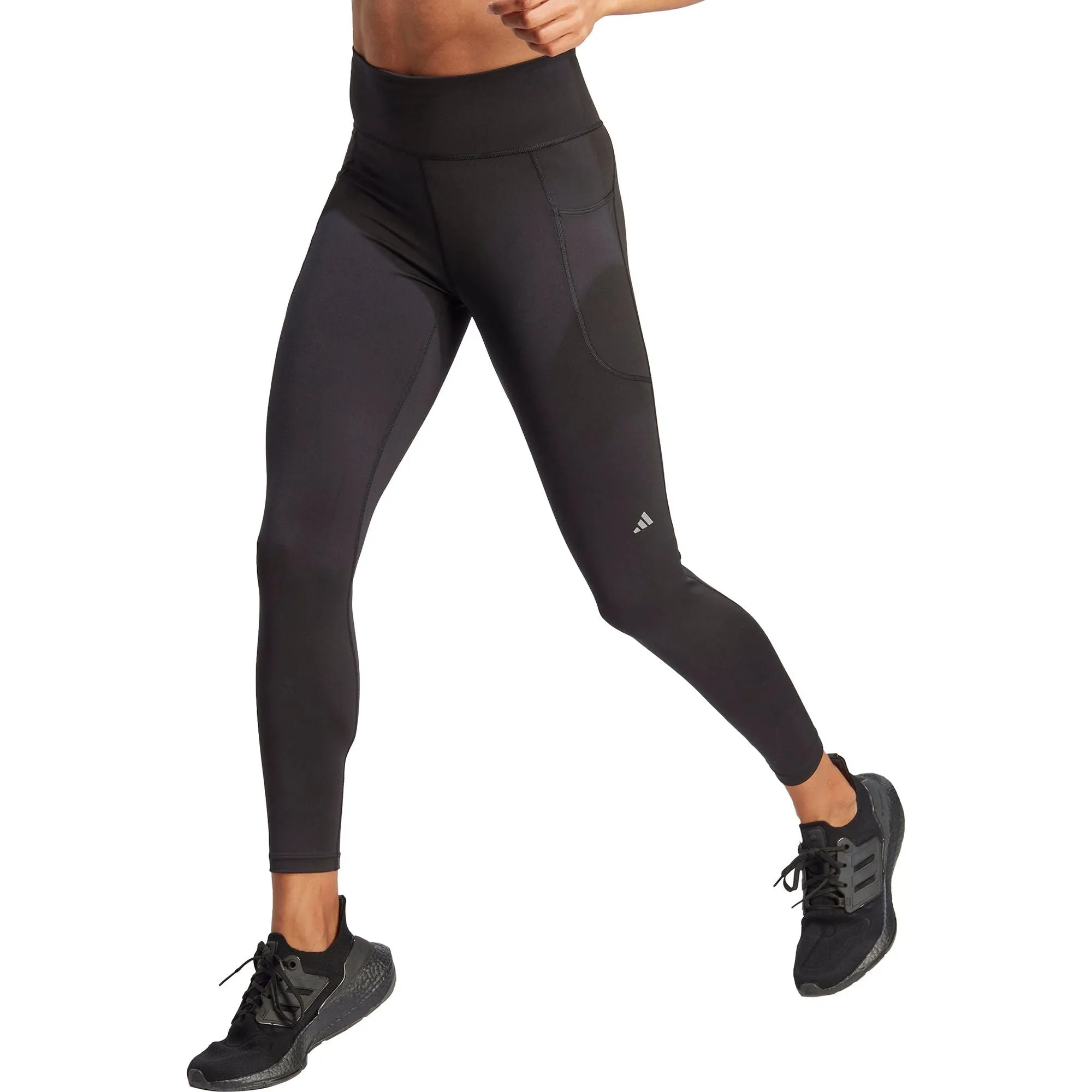 Cozy and Comfortable Active Mood adidas DailyRun Womens 7/8 Running Tights - Black