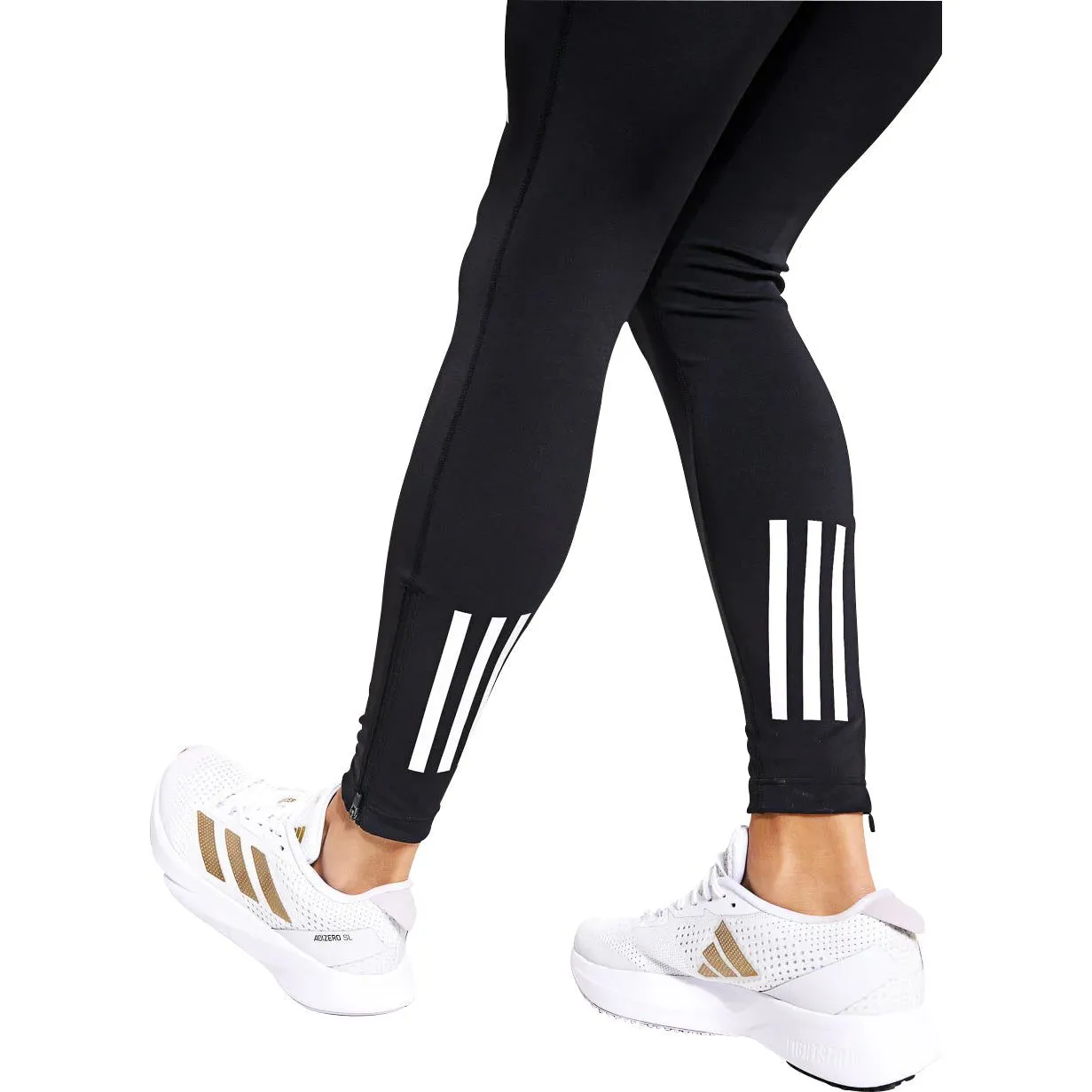 Park Run Squat Proof adidas DailyRun Womens Long Running Tights - Black