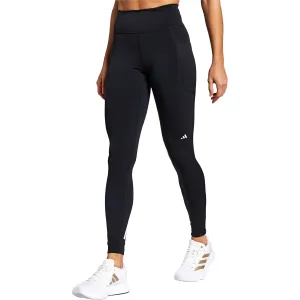 adidas DailyRun Womens Long Running Tights - Black Mesh Panel Studio Practice Casual Wearer School Sports