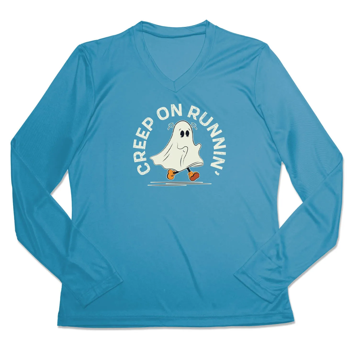 Fashionable Option Women's Long Sleeve Tech Tee - Creep On Runnin'