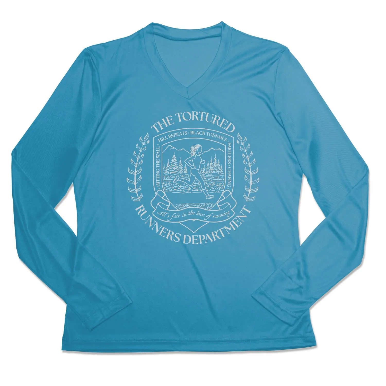Sustainable Material Blend Thermal regulation Women's Long Sleeve Tech Tee - The Tortured Runners Department