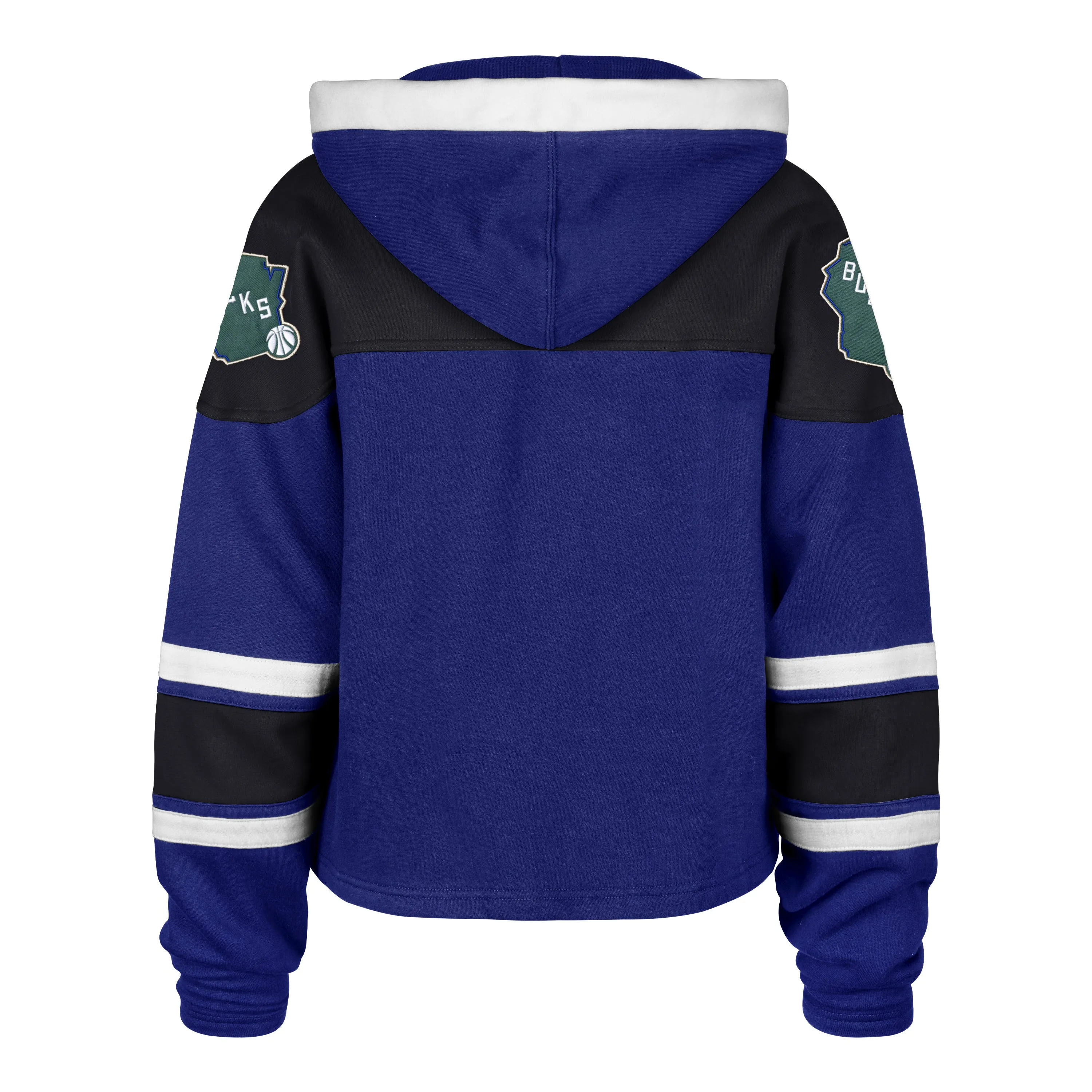 ShrinkResistant AdjustableWaistband MILWAUKEE BUCKS CITY EDITION CROPPED SUPERIOR '47 LACER HOOD WOMENS