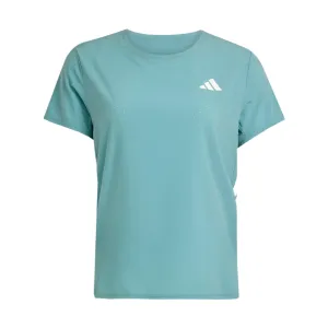 Simple Look Fashion Fit Adidas Women's Adizero Short Sleeved Running Tee in Powder Teal AW25