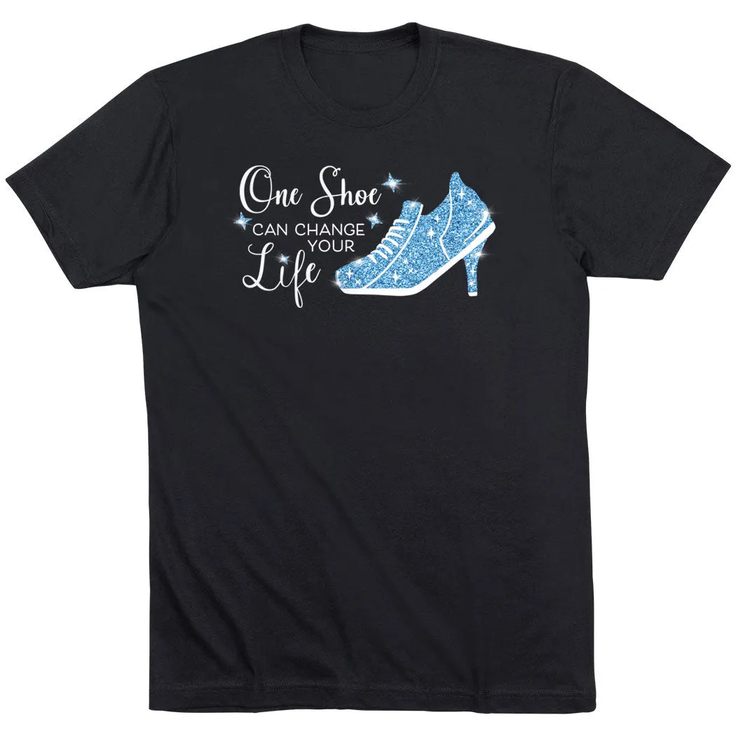 Running Short Sleeve T-Shirt - One Shoe Can Change Your Life Breathable Fit