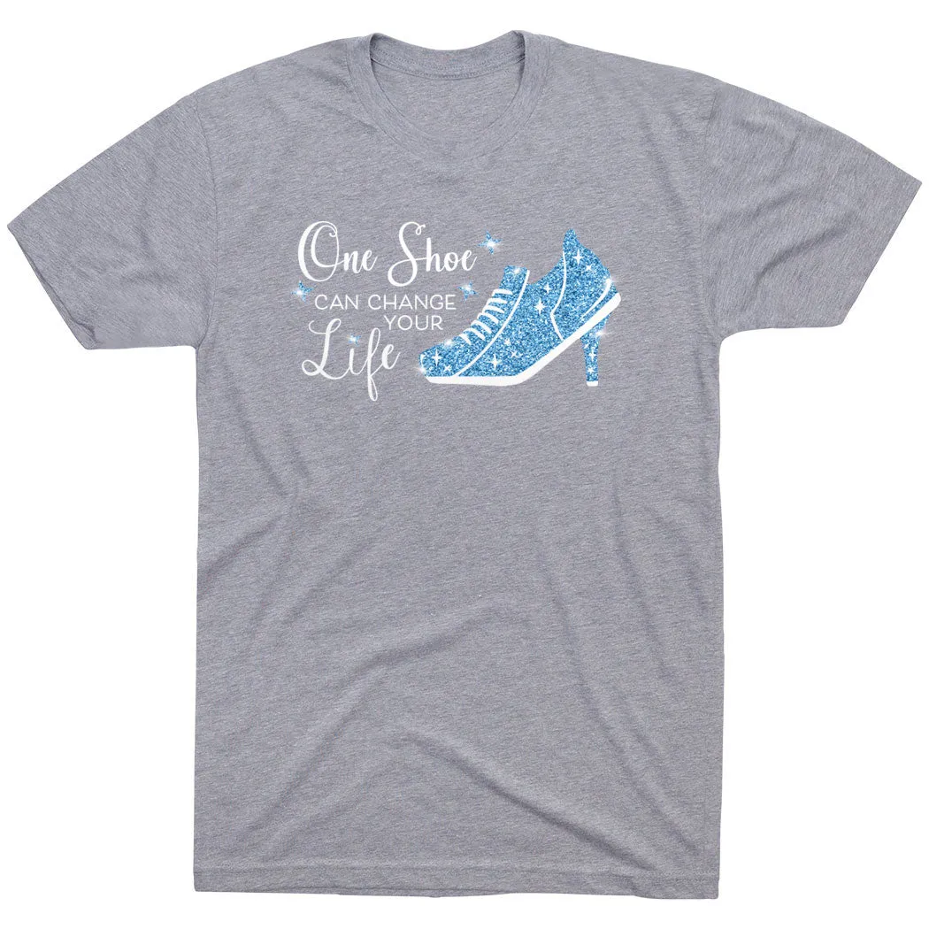 Running Short Sleeve T-Shirt - One Shoe Can Change Your Life Relaxed Torso Fit