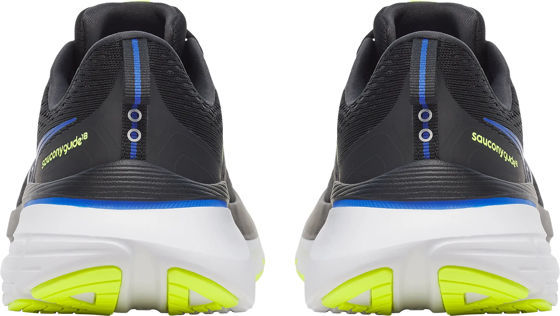 Ultra Breathable Knit running in a small town shoes Saucony Guide 18 Mens Running Shoes - Black