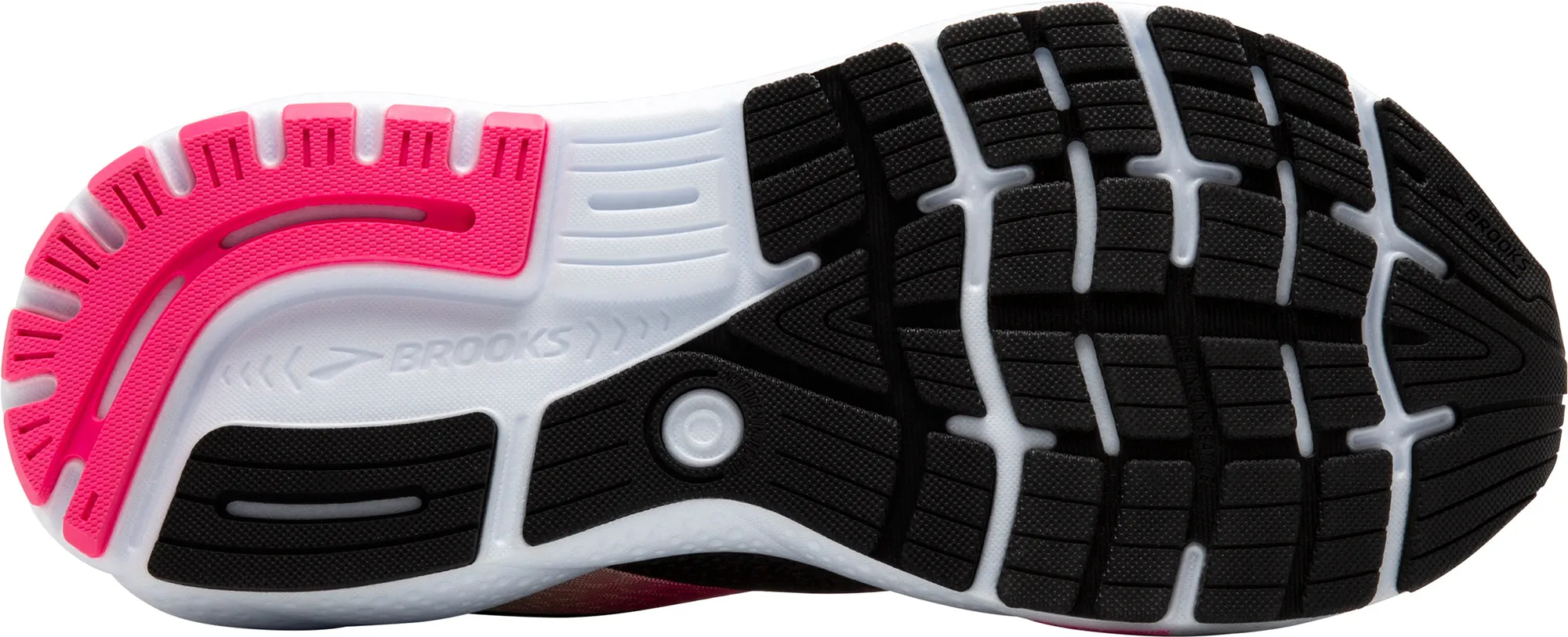 Brooks Ghost 16 NARROW FIT Womens Running Shoes - Black movie - themed running wear Thermal Regulating Interior