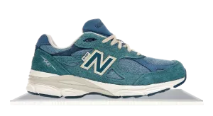 New Balance 990v3 MiUSA Levi's Denim Rough surface grip Adventure