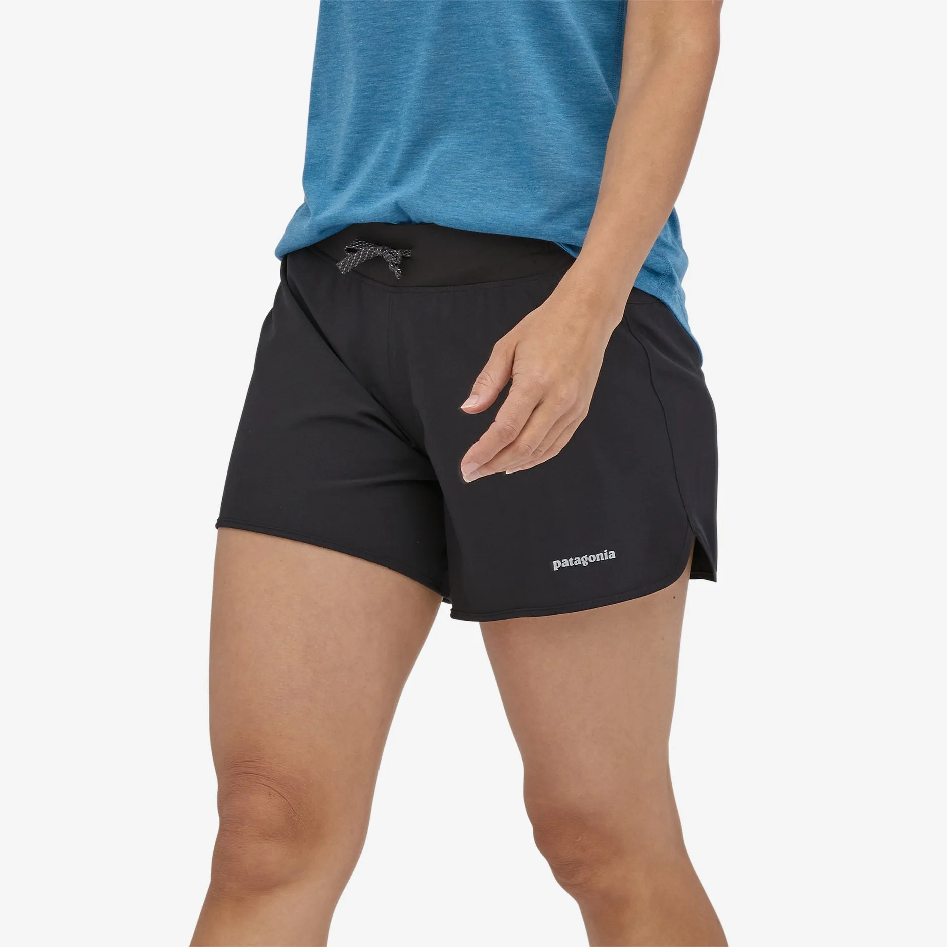 FlexSeamTechnology Comfortable Wear Patagonia Women's Nine Trails 6 Inch Shorts Black
