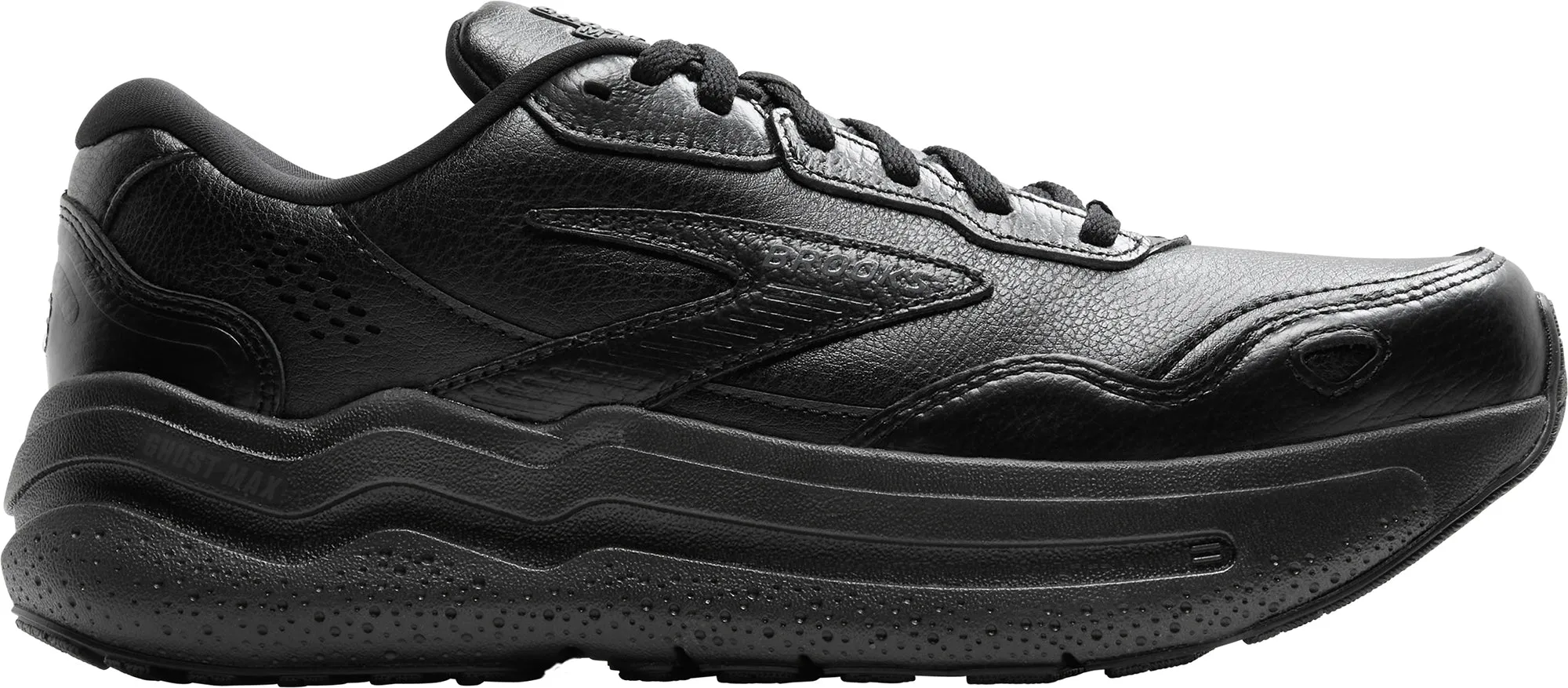 Brooks Ghost Max L Mens Walking Shoes - Black innovation - brand shoes casual wearers