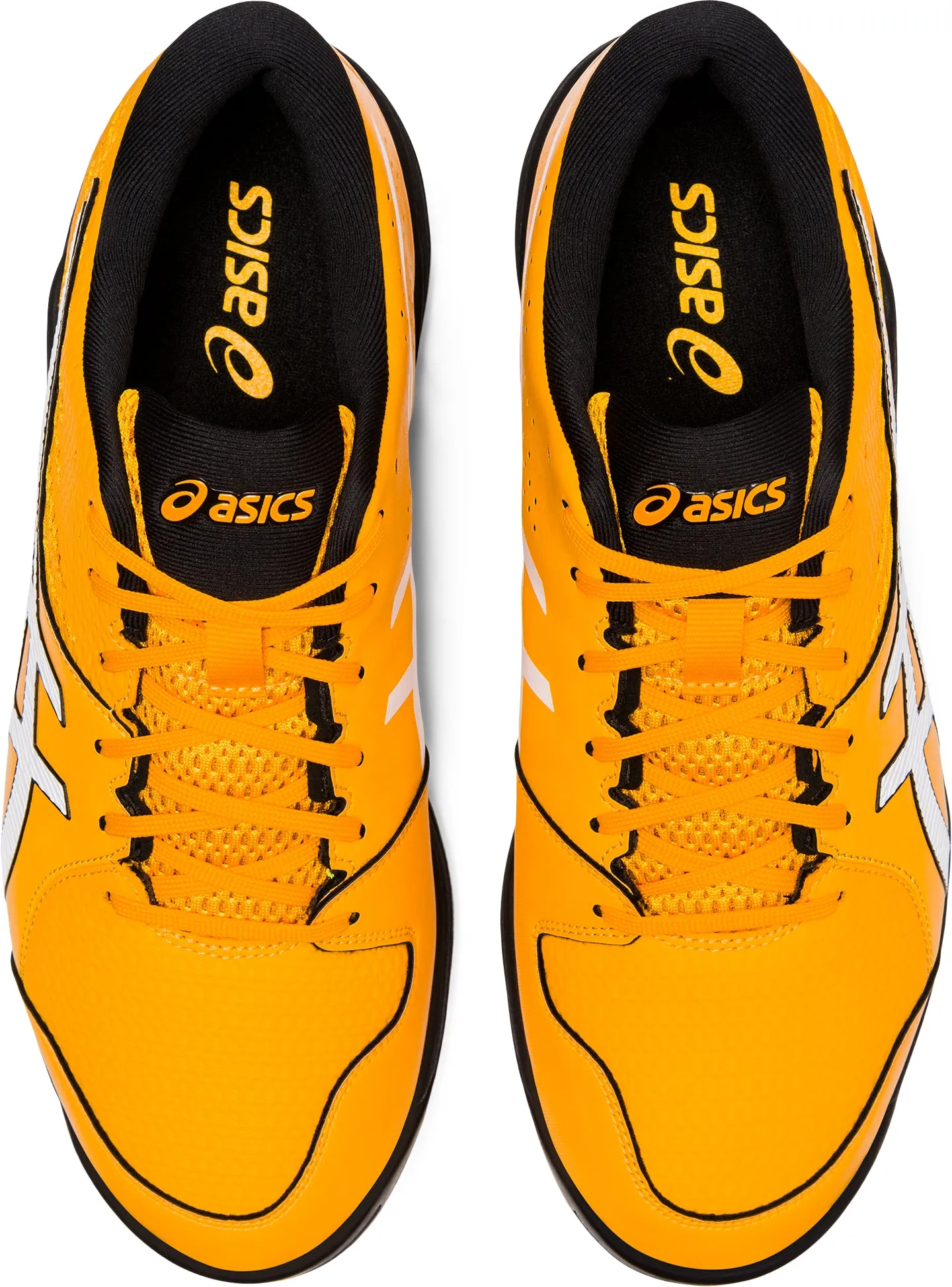 Asics Gel Peake 2 Hockey Shoes - Orange mesh upper shoes Comfort Ankle