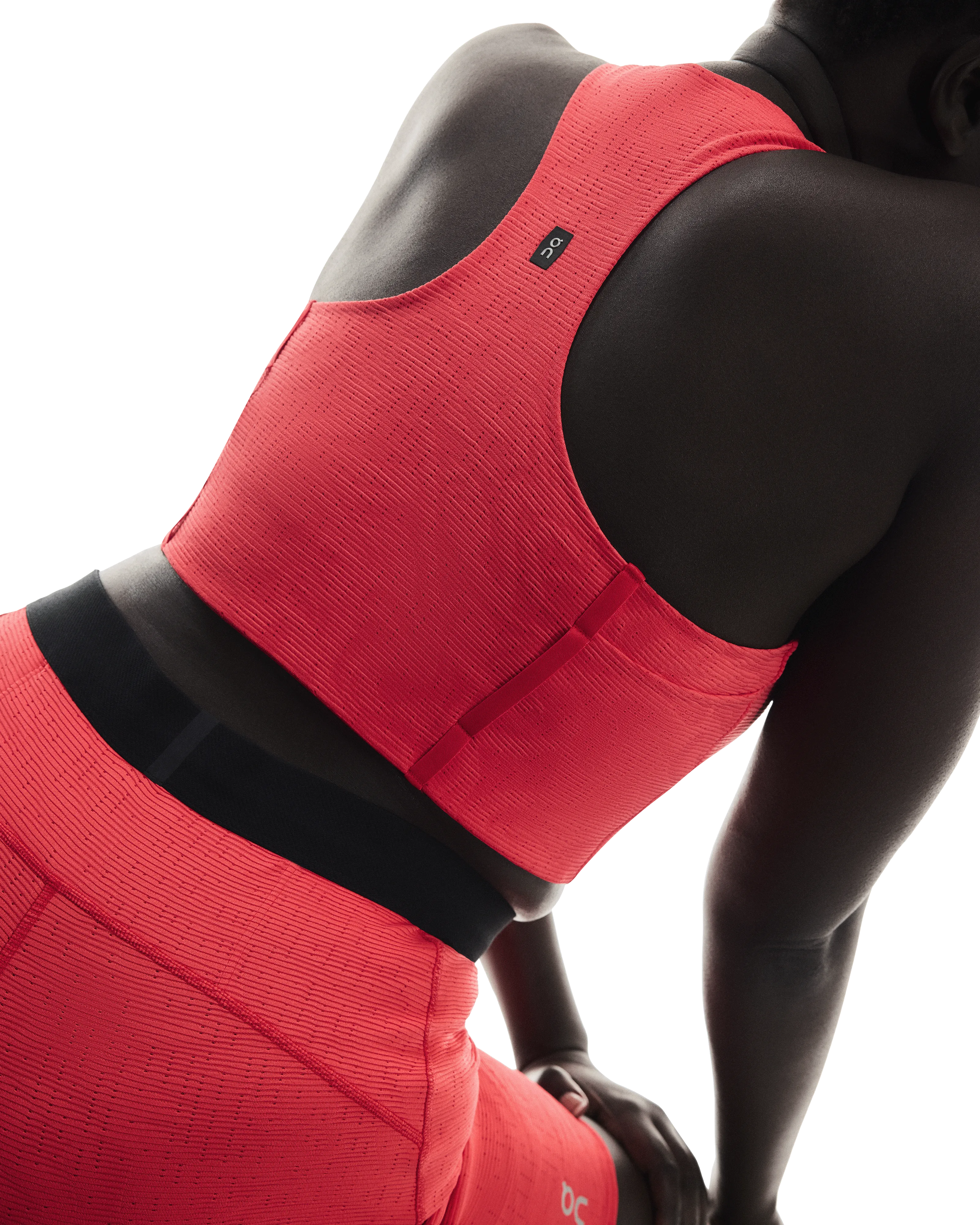 dancers Women's Pace Pocket Bra Red