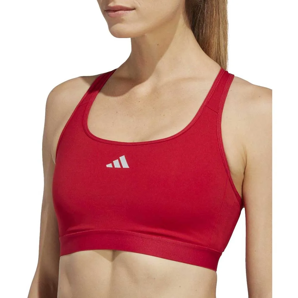 Women's Techfit Powerreact Bra - Red Injury prevention