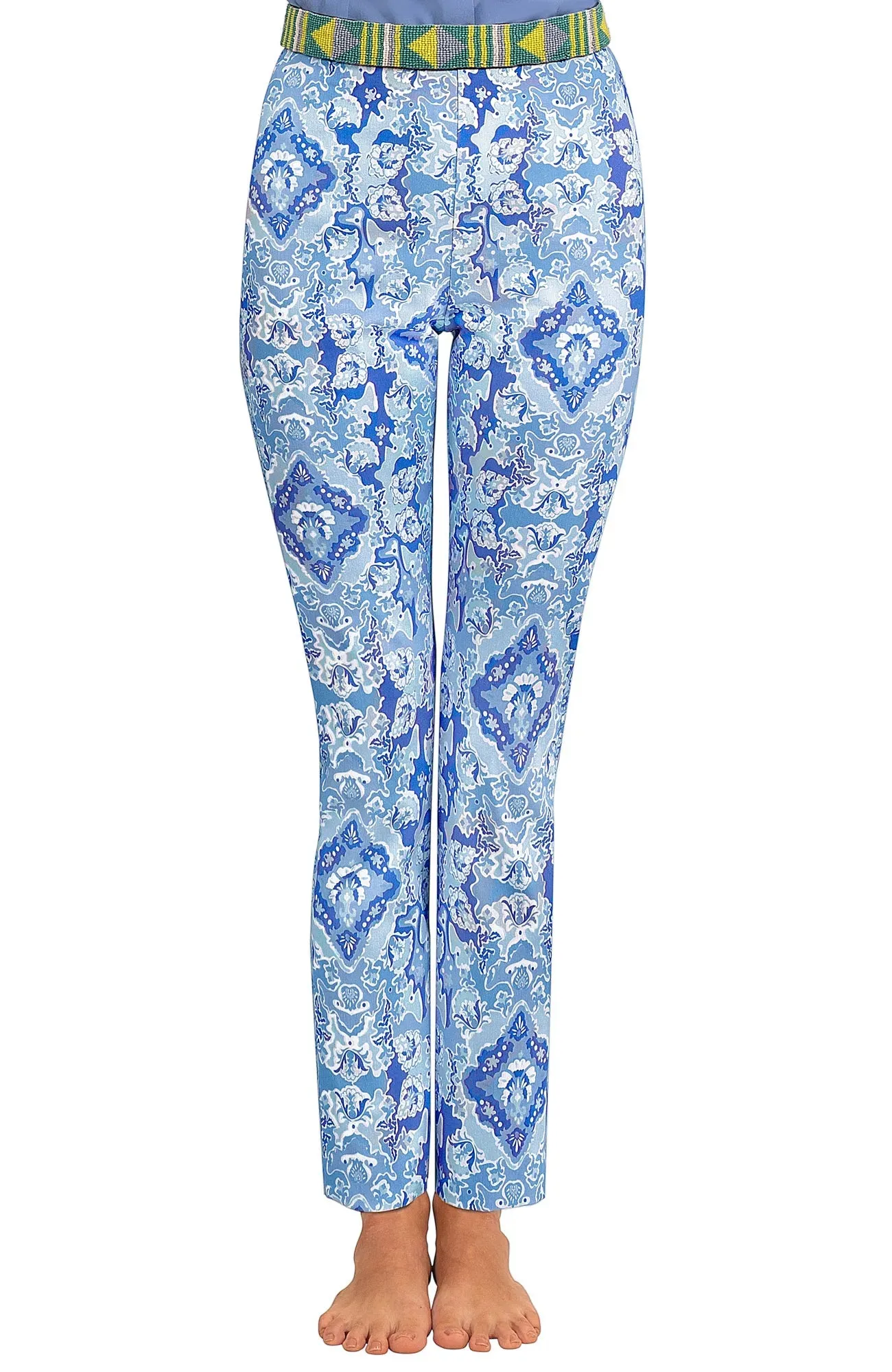 Gretchen Scott | GripeLess Pull On Pant | Women's | Watteau Blues Crossfit Ready