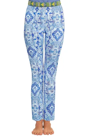 Gretchen Scott | GripeLess Pull On Pant | Women's | Watteau Blues Crossfit Ready
