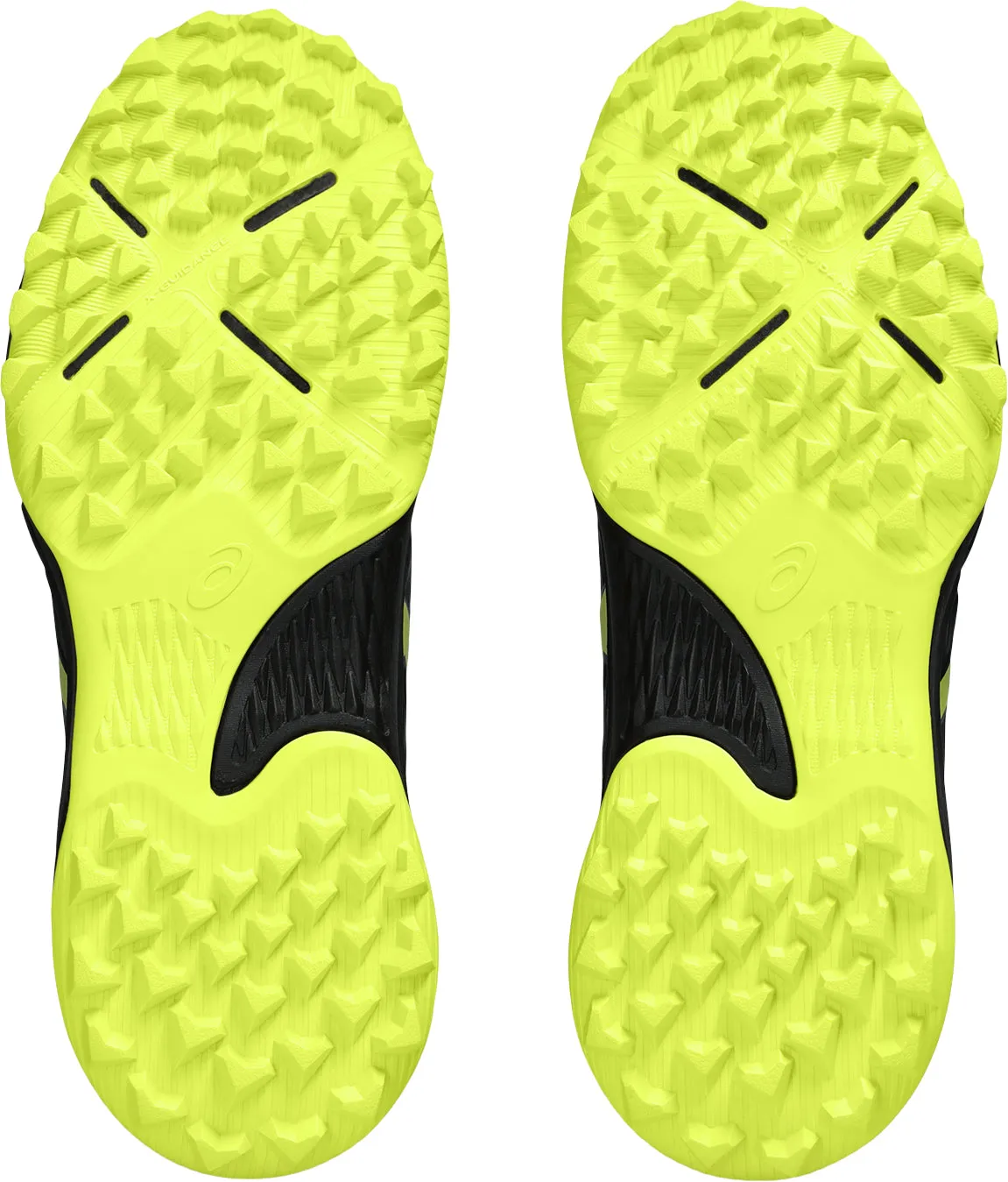 mid - cut Asics Gel Field Speed GS Junior Hockey Shoes - Black