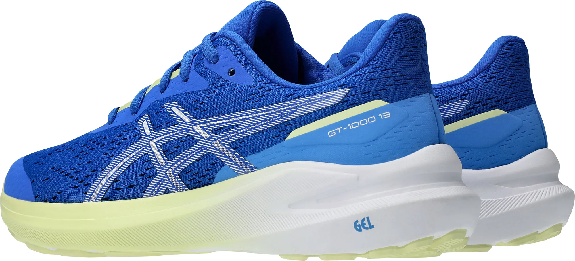 Asics GT 1000 13 GS Junior Running Shoes - Blue Foam Cage Non Marking Soles