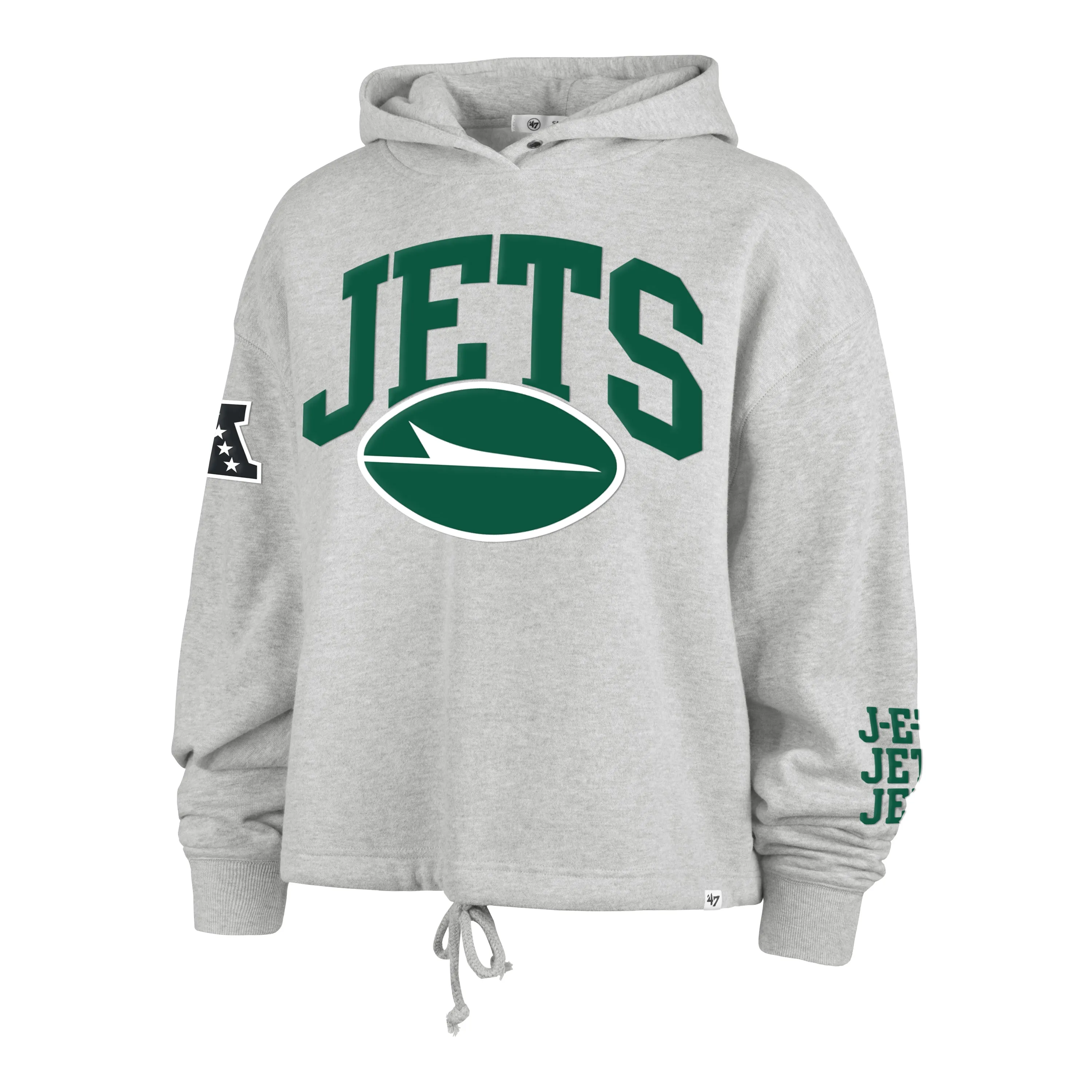 NEW YORK JETS HIGH HOPES '47 VENICE HOOD WOMENS Trendy Outerwear Photo Glam