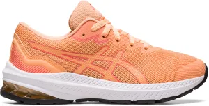 Anti Slip Outsole Pressure Zone Mapping Asics GT 1000 11 GS Junior Running Shoes - Orange