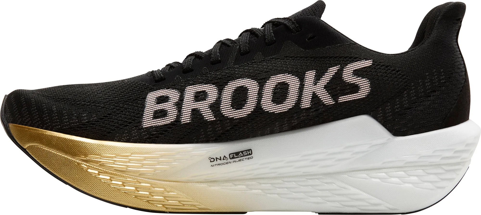 Brooks Hyperion Max 2 Womens Running Shoes - Black long - distance endurance Padded Heel Counter