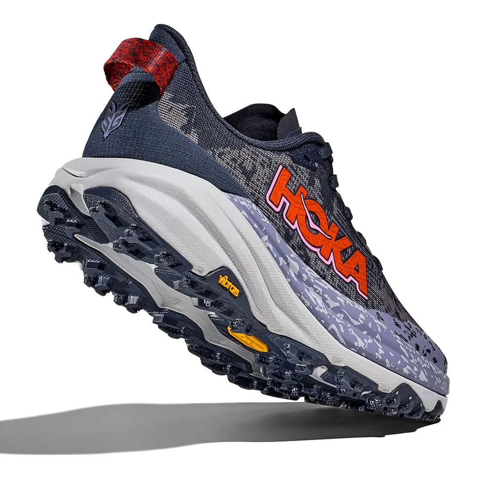 Women's Speedgoat 6 Trail Running Shoe - Nautical Dusk/Sea Ice - Regular (B) Lace Lock Technology Energy Returning Foam