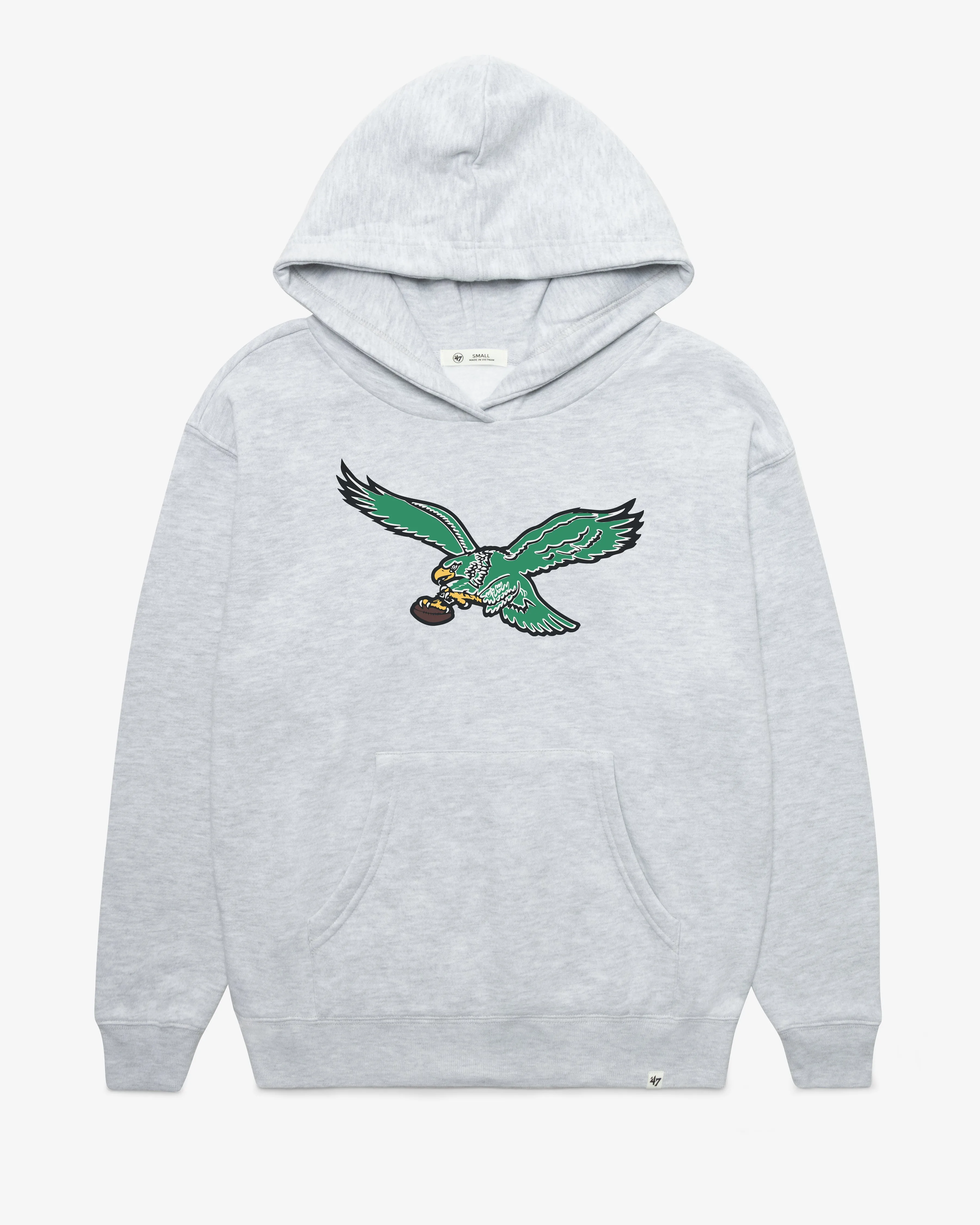 Urban Chic UltraSoft Texture PHILADELPHIA EAGLES HISTORIC IMPRINT '47 NAOMI HOOD WOMENS