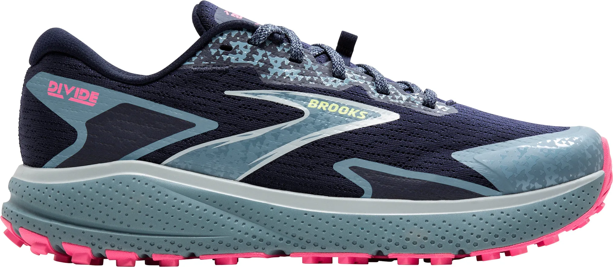 winter shoes Brooks Divide 5 Womens Trail Running Shoes - Blue