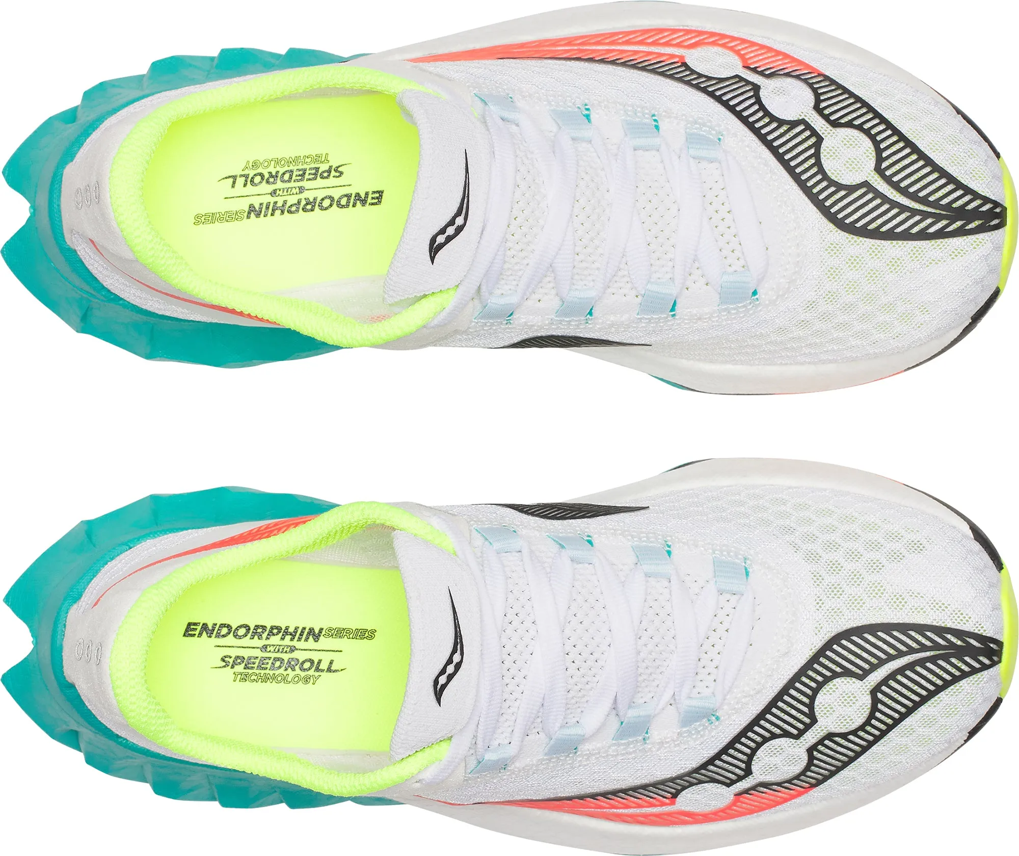 Saucony Endorphin Pro 4 Womens Running Shoes - White Ultra Cushioned Collar cross - training - versatility